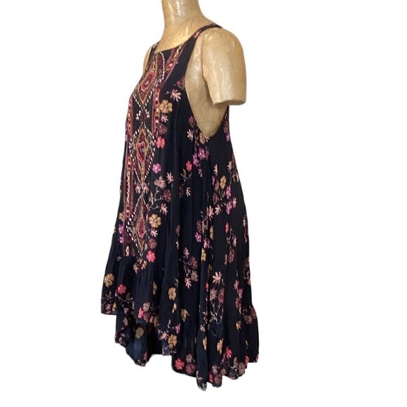 Intimately Free People Ankka Dress Sleeveless Cutout Mini Bohemian 186N - Picture 6 of 12